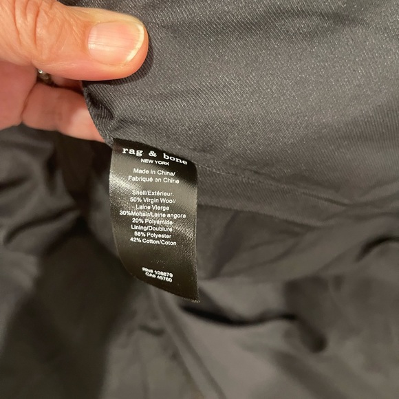 Rag & Bone |Wooster Wool Blend |Camel Coat Size 8 - Picture 10 of 16